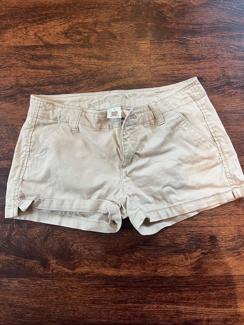 Arizona Jean Company Beige Cotton Shorts